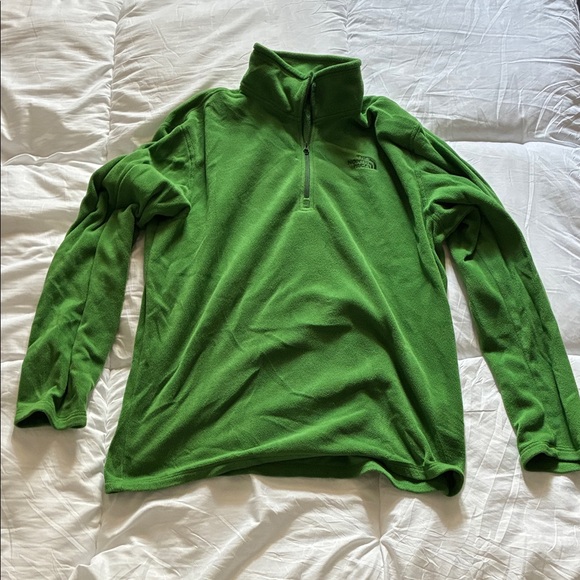 The North Face Men's Zip-Up in Vibrant Green - Picture 1 of 4